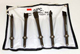 Комплект длинных зубил для пневматического молотка (JAH-6833H), 5 предметов в Туле